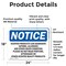 Signmission Scented Products Can Aggravate Asthma Allergies, 24 in W x Rectangle, Vinyl Decal OS-2PACK-NS-D-1824-L-18250 - alternate 3